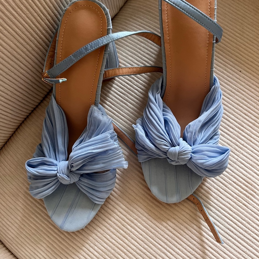 ASOS Light Blue Knotted Sandals
